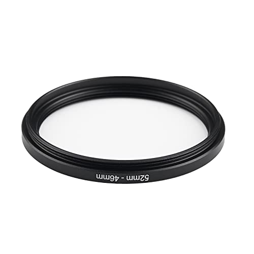 Image of 52mm to 46mm Step-Down Ring Filter Adapter,for All Brands UV ND CPL, Metal Ring Step-Down Rings Adapter Filter (52mm-46mm)