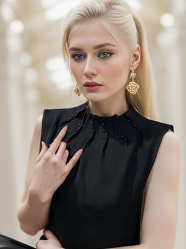 Imitation Pearl Shirt Collar New Anti-Wrinkle Dickey Faux Collar Professional Clothes Fake Collar for Women2