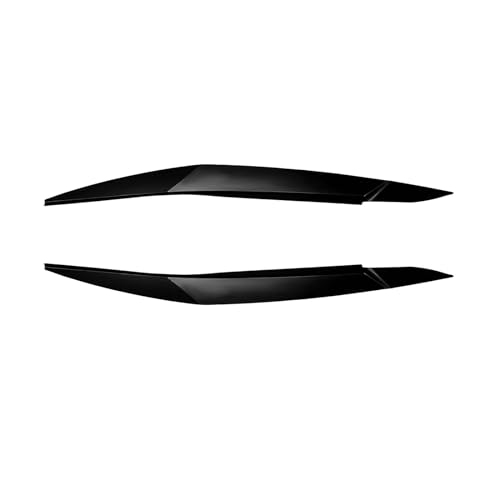 Cache paupière de phare BMW X6 E71 E72 2008-2014 noir carbone tuning - 4