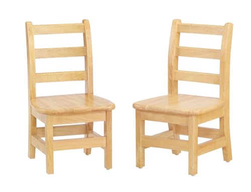 Jonti-Craft KYDZ Ladder Back Chair Pair, 14