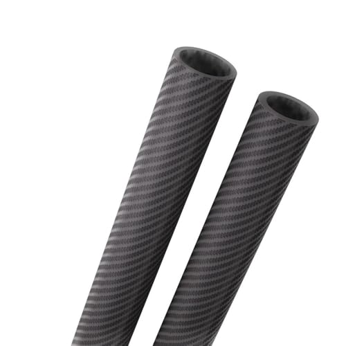 Profilo in carbonio intrecciato Barre tonde cave estruse in fibra