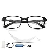 [OptiZen] 老眼鏡 メンズ おしゃれ かっこいい 【ブルーライトカット/オシャレ/UVカット/軽量/形状記憶/マット質感/】 スポーティ首掛け 携帯用 ケース付き 度数 1.0~3.5 M005