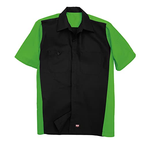 Image of Red Kap Short Sleeve Two-Tone Crew Shirt