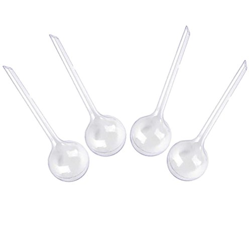 Wetrys 4 Pcs Watering Bulbs Mini Automatic Watering PVC Self Watering Globes for Plants