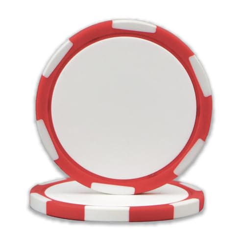 Jetons de poker vierges DA VINCI 11.5g argile rouge pour impression UV