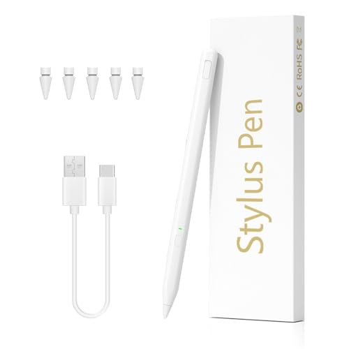 Rpanle Stylus Pens for ipad (2018-2025), With Tilt Sensitivity&Palm Rejection&Magnetic, Compatible with i-Pad Air 3-5/11"/13", Mini 5/6, iPad 6-11, i-Pad Pro 11"/12.9"/13"