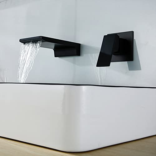 Robinet cascade à levier unique pour un évier de salle de bains moderne