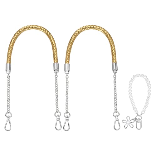 Correas de cuero trenzado para bolsos de mano y bolsas de axila de 60cm