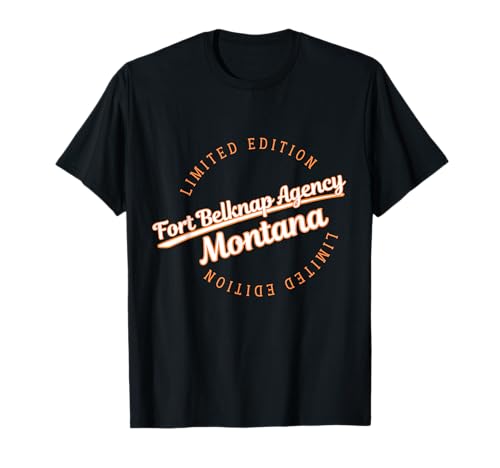 Retro Athletic Fort Belknap Agency MT Apparel T-Shirt