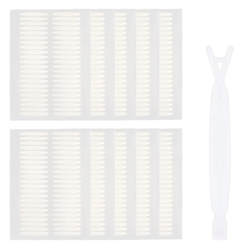 YAZWUR Set de 400 Tiras Invisibles para Párpados Caídos, Incluye Pinzas y Aplicador en Forma de Y, Cinta Adhesiva para Párpados Amigable con la Piel