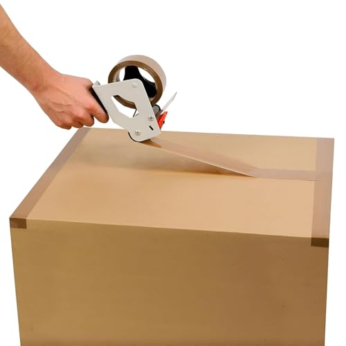 Image of Indipac BOPP Brown Cello Tape 2 Inch 65m Roll - Heavy Duty Sealing Tape for Carton Box Packing, Warehouse, Industrial, Office & Ecommerce Packaging Tapes (Pack of 12)