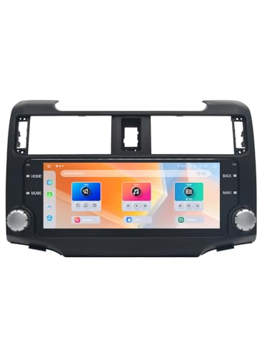 Dasaita 8GB+256GB Head Unit for 2010-2019 Toyota 4Runner 26.0 cm 2K Touchscreen Car Stereo, GPS Navigation, Wireless Apple CarPlay Android Auto, Built-in 4G Cellular, Android 13, Qualcomm 8 Core