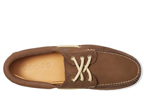 Timberland Timberland Men's Authentics 3 Eye Classic Lug, Dark Brown Nubuck, 7 Medium