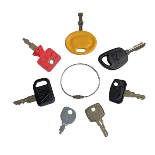 (7) Lawn Mower Key Set for Honda,John Deere,Husqvarna,Toro,Ariens,Gravely,Wright,Simplicity,Snapper,Exmark,Scag,Craftsman,Kubota,Troy-Bilt,Craftsman,Murray,Cub Cadet,MTD,Ferris,Dixie Chopper