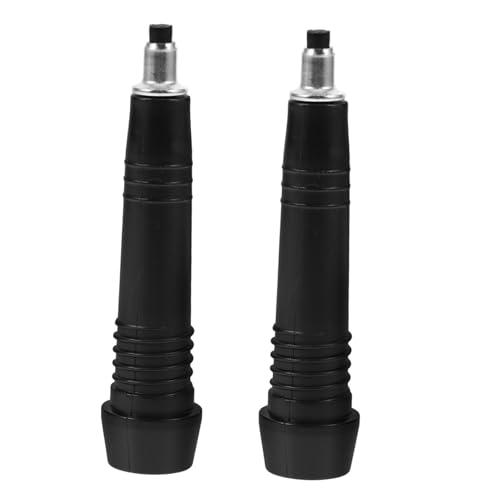 Didiseaon 2Pcs Steel Cane Tips for Trekking Poles Durable Hiking Pole Replacement Tips for Slippery and Uneven Surfaces Easy to Install Hiking Cane Accessories