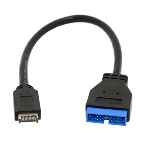 Goliton USB 3.1 Front Panel Header to USB 3.0 20Pin Header Extension Cable 20cm Compatible for ASUS Motherboard