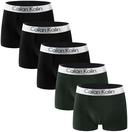 （07:30時点） [Aibso] ボクサーパンツ メンズ 下着 5枚セット 男性用下着 3D 立体成型 前閉じ ボクサーブリーフ 吸水速乾 通気性(06-5枚组，L)
