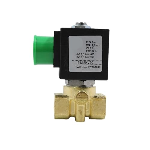 SFOCQVISH Électrovanne 21A2KV20 21A2KV25 AC220V 110V 24V DC24V 12V for Eau, pétrole, gaz, en Stock_DC24(in Stock-ac24v,21A2KV20(8W))
