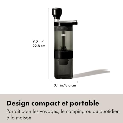 Moulin à café manuel compact OXO Brew pour savourer un expresso en voyage - 6