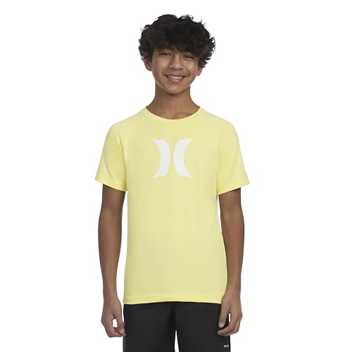Image of Hurley Boys' Icon UPF 50+ Rash Guard Swim