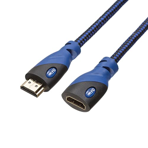 HDMI extender de 4.5 metros macho hembra compatible con HDMI 2.0b 4K 3D 2