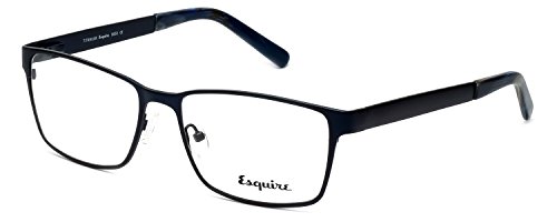 Esquire Designer Reading Glasses EQ8650 in Navy 57mm with Case +1.00