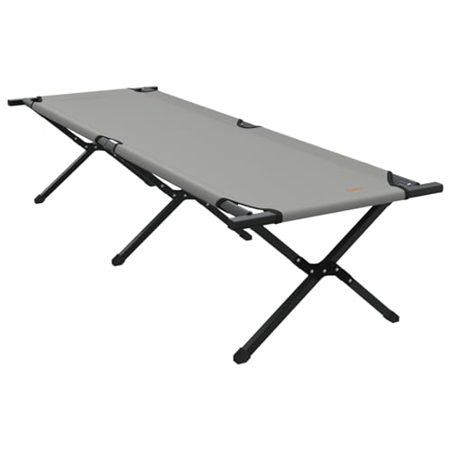 vidaXL - Cama de sol plegable con bolsa de transporte de tela Oxford 600D, color gris