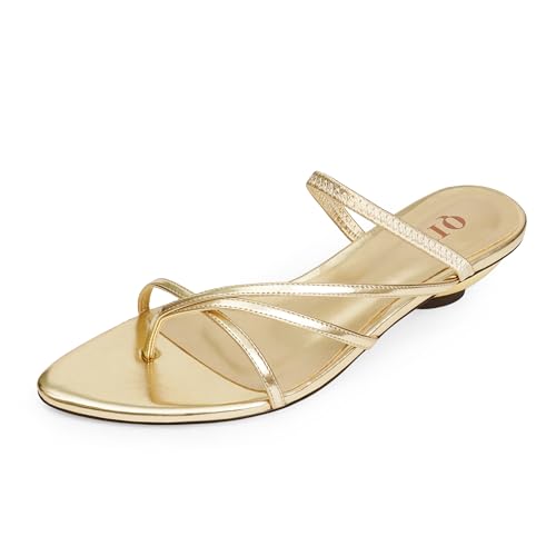 Flip Flops Thong Heels Women Heeled Sandals Low Chunky Heels Slip on Slide Sandals Kitten Heels for Women Party Dress Shoes