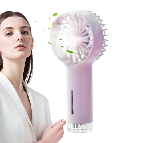 Portable Misting Fan, Handheld Personal Mister, 3 Speeds Cooler, Adjustable Wind Levels, Sturdy And Lightweight Design, Perfect For Travel, Outdoor, Kids, Women