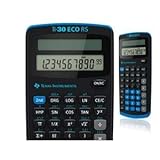 timecop  TI-30 Eco Texas Instruments RS Wissenschaftlicher Taschenrechner {30RS/TBL/5E1} aus 100% recyceltem Kunststoff