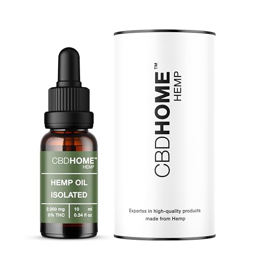 Hanföl 20% Isolat - 10 ml - Basis aus bio-zertifiziertem Kokosöl und Hanfsamenöl - Kaltgepresst - Ohne Zusatzstoffe und Lösungsmittel - Pflanzlichen Ursprungs - Im Labor getestet - Hergestellt EU