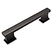 10 Pack - Cosmas 702-4ORB Oil Rubbed Bronze Contemporary Cabinet Hardware Handle Pull - 4" Hole Centers
