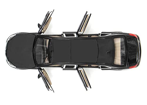 Image of Exclusive 1:24 maybeach s600 Limousine diecast Pullback Alloy Metal Toy car with Sound and Light Gift for Kids [Black ]