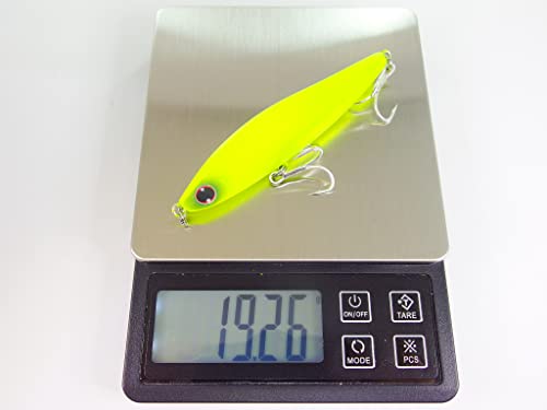 【momoルアー】 モモルアー シーバス ルアー シンキングペンシル スイッチペンシル 85S 20g (アカキンクリアー) 6枚目