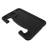 Plateau double face pour ordinateur portable et fournitures de bureau : permet de poser son ordinateur portable et ses fournitures de bureau, porte-collation pour voiture, porte-gobelet multifonctionnel pour voiture