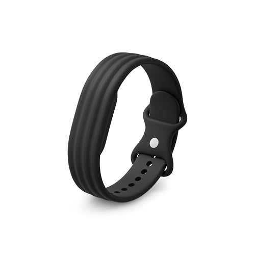 Image of Google Fitbit Air Active Band - Workout-Friendly Silicone Band - Only Compatible with Fitbit Air - Obsidian, Large