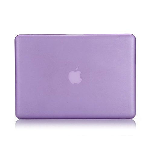 Ruban Case Compatible With Macbook Pro 15 Inch 2011 2010 2009 Release A1286, Plastic Hard Case Shell And Keyboard Cover For Older Version Macbook Pro 15 Inch With Cd-Rom - Purple #TOP2