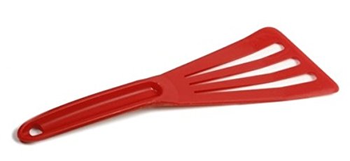 Norpro 12 My Favorite Heat Resistant Nylon Beveled Slotted Spatula Turner 1 Red