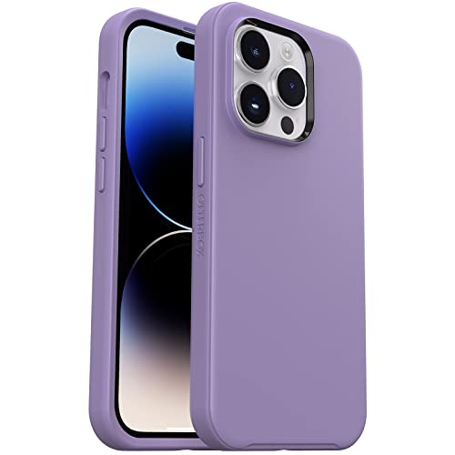 OtterBox iPhone 14 Pro (ONLY) Symmetry Series+ Case - You Lilac IT (Purple), Ultra-Sleek, Snaps to MagSafe, Raised Edges Protect Camera & Screen - image 1