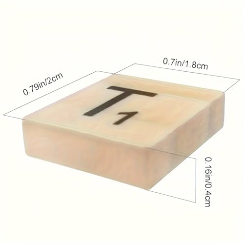 Tiles de Letras de Madera para Manualidades 500 piezas miniatura 3