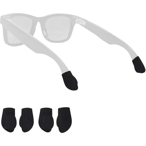 Image of 4Pcs Silicone Eyeglass Ear Grip Compatible with Wayfarer /Skyler /Headliner & Gen 2 Smart Glasses Accessories, Anti-Slip Elastic Eyeglasses Retainers for Gen 2 Smart Glasses Glasses Accessories