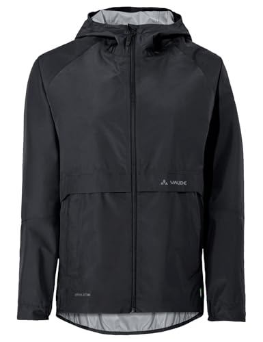 VAUDE Women's Loamer Rain Jacket, Mountainbike Regenjacke, black, 42
