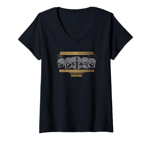 T-shirt Star Wars The Mandalorian col en V cadeau idéal pour anniversaire