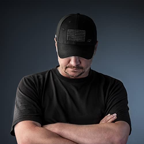 Vodiore American Flag Cap Embroidered Usa Distressed Baseball Cap Dad Hat Black #TOP2