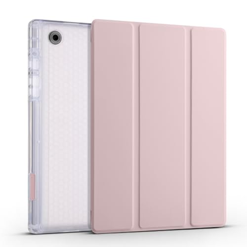 Protégez votre Lenovo Tab M11 TB330FU des chutes avec cet étui antichoc rose à support