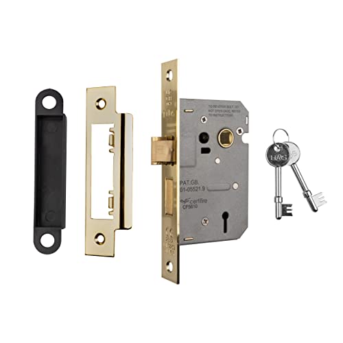 Eurospec LSE5325EB Sashlock, dorado, 2.5"