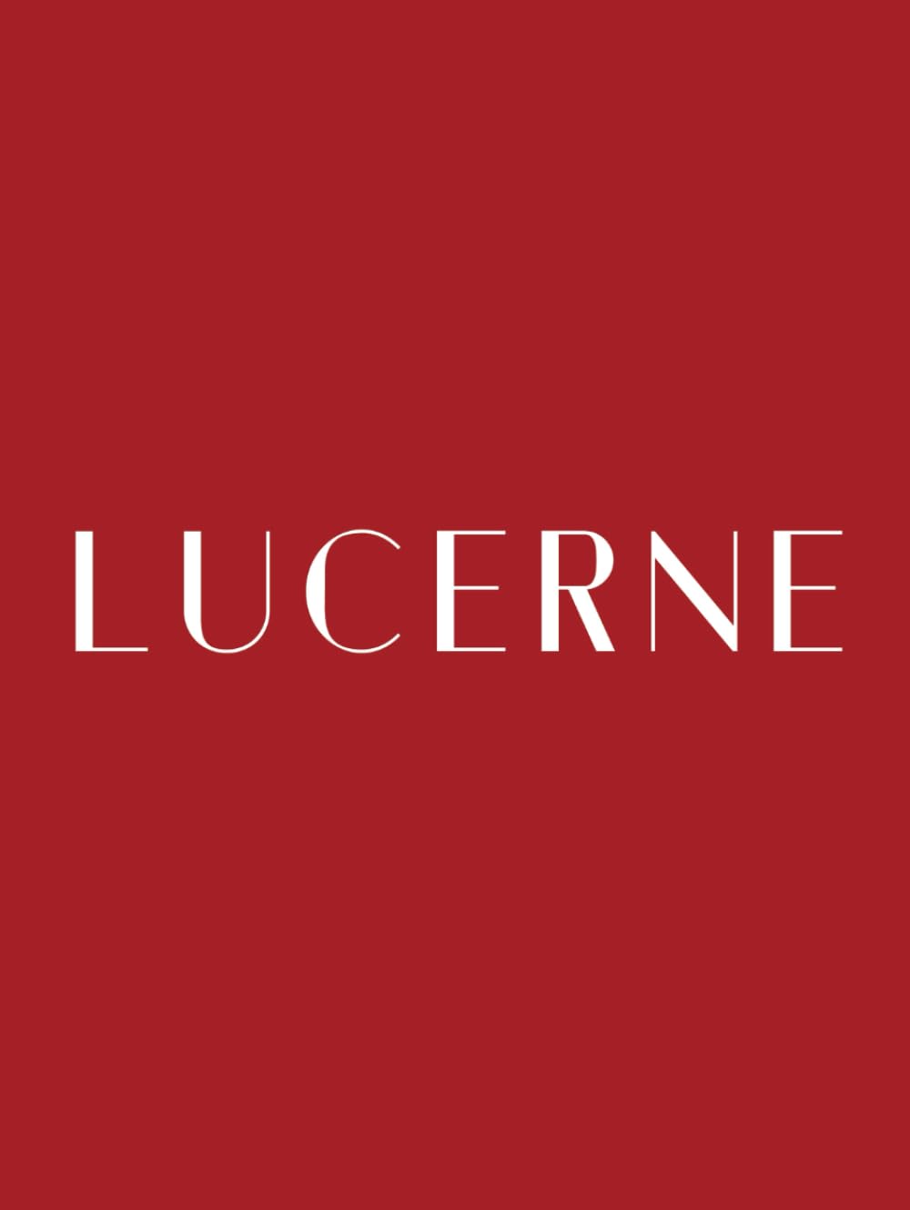 Lucerne: A Decorative Book | Perfect for Coffee Tables, Bookshelves, Interior Design & Home Staging