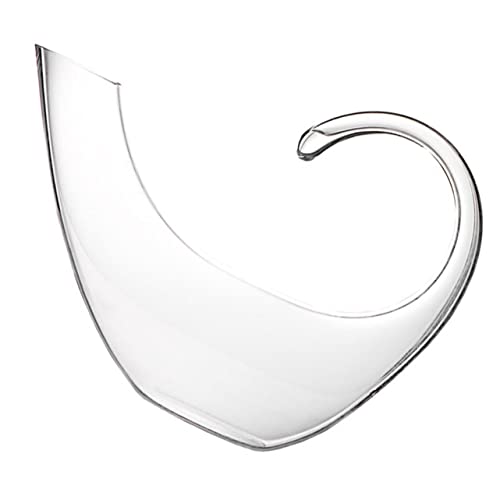 SOLUSTRE Capacity Glass Wine Decanter Elegant Pitcher for Home Entertaining Simple Design Easy Pouring Hand Washable for Wine Serving