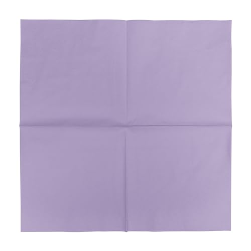 HEKU 100 einfarbige Servietten, 3-lagig, 33x33cm I Einheitliche Qualität für Veranstaltungen & Gastronomie I Praktische 5er-Packung I Hoch saugfähig und stilvoll, flieder