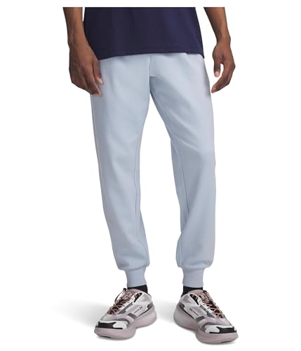 Under Armour Pantaloni da Jogging Rival in Pile da Uomo, (453) Calma Blu/Calma Blu, XX-Large Alto